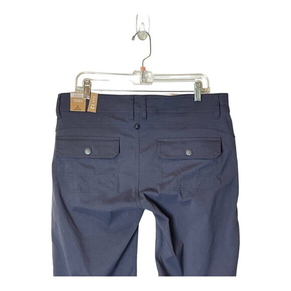 Prana Blue Gray Coal Halle Straight Leg Athletic Outdoor Pants Size 12 - Picture 5 of 12